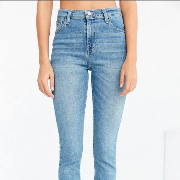 bdg urban outfitters girlfriend cropped high rise jeans - Picture 2 of 8